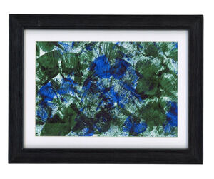 Blue & Green Abstract Framed Print — Calm Modern Wall Art | Boutique Home Décor